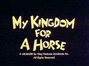 My Kingdom For A Horse Pictures Cartoons