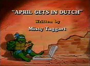 April Gets In Dutch Picture Of Cartoon