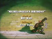 Michelangelo's Birthday Free Cartoon Pictures