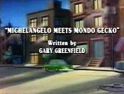 Michelangelo Meets Mondo Gecko Free Cartoon Pictures