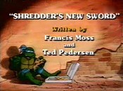 Shredder's New Sword Picture Of Cartoon