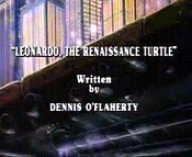 Leonardo, The Renaissance Turtle Free Cartoon Pictures