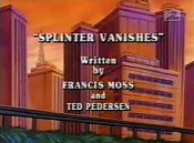 Splinter Vanishes Free Cartoon Pictures