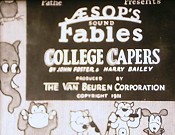 College Capers Cartoon Character Picture