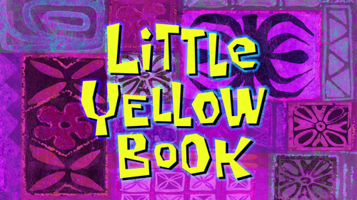 Little Yellow Book Picture Of Cartoon
