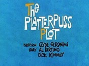 The Platterpuss Plot Picture Into Cartoon