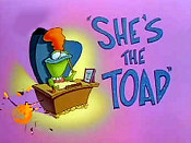 She's The Toad Picture Of The Cartoon