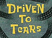 Driven To Tears Cartoon Character Picture