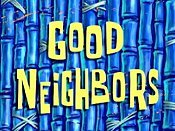 Good Neighbors Cartoon Character Picture
