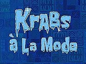 Krabs  La Mode Picture Of Cartoon