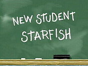 New Student Starfish Cartoon Character Picture