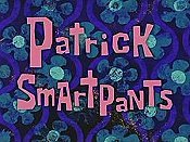 Patrick Smartpants Cartoon Character Picture