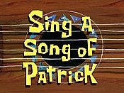 Sing A Song Of Patrick Picture Of Cartoon