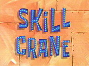 Skill Crane Cartoon Character Picture