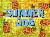 Summer Job Picture Of Cartoon