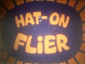 Hat-On Flier Picture Into Cartoon