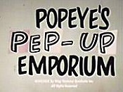 Popeye's Pep-Up Emporium Pictures Cartoons