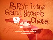 Popeye in the Grand Steeple Chase Cartoon Picture