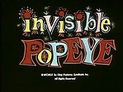 Invisible Popeye Cartoon Picture