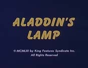 Aladdin's Lamp Cartoon Picture