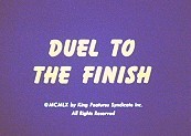 Duel To The Finish Cartoon Picture