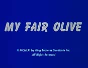 My Fair Olive Picture Into Cartoon