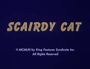 Scairdy Cat