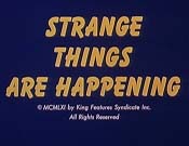 Strange Things Are Happening Picture Into Cartoon