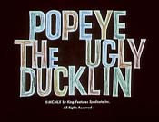 Popeye The Ugly Ducklin Cartoon Picture