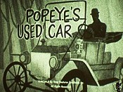 Popeye's Used Car Cartoon Picture