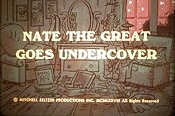 Nate The Great Goes Undercover The Cartoon Pictures