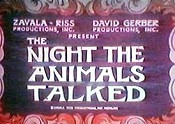 The Night The Animals Talked Pictures In Cartoon