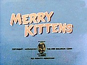 Merry Kittens Picture Of Cartoon