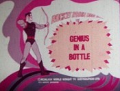 Genius In A Bottle Free Cartoon Picture