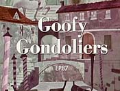 Goofy Gondoliers Picture Into Cartoon