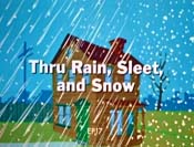 Thru Rain, Sleet, And Snow Picture Into Cartoon