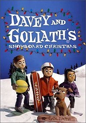 Davey And Goliath's Snowboard Christmas Pictures Cartoons