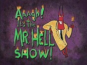 Mr. Hell Moves In Pictures In Cartoon