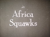 Africa Squawks Cartoon Character Picture