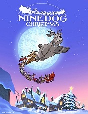 Nine Dog Christmas Pictures Cartoons