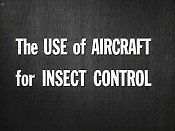The Use of Aircraft for Insect Control Cartoon Picture