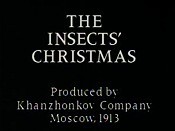 Rozhdyestvo Obitatelei Lyesa (The Insects' Christmas) Picture Of The Cartoon
