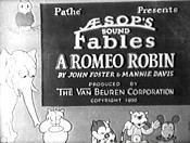 A Romeo Robin Cartoon Pictures