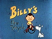Billy's New Tricycle Cartoon Character Picture