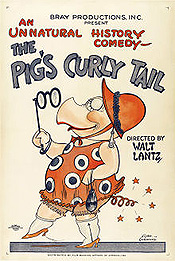 The Pig's Curly Tail Free Cartoon Picture