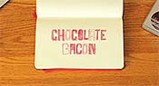 Chocolate Bacon Cartoon Pictures