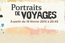 Portraits de Voyages Theatrical Cartoon Series Logo
