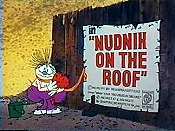 Nudnik On The Roof Cartoon Picture