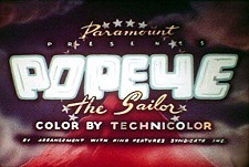 Popeye the Sailor Theatrical Cartoon Series Logo