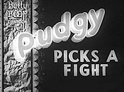 Pudgy Picks A Fight Cartoon Picture